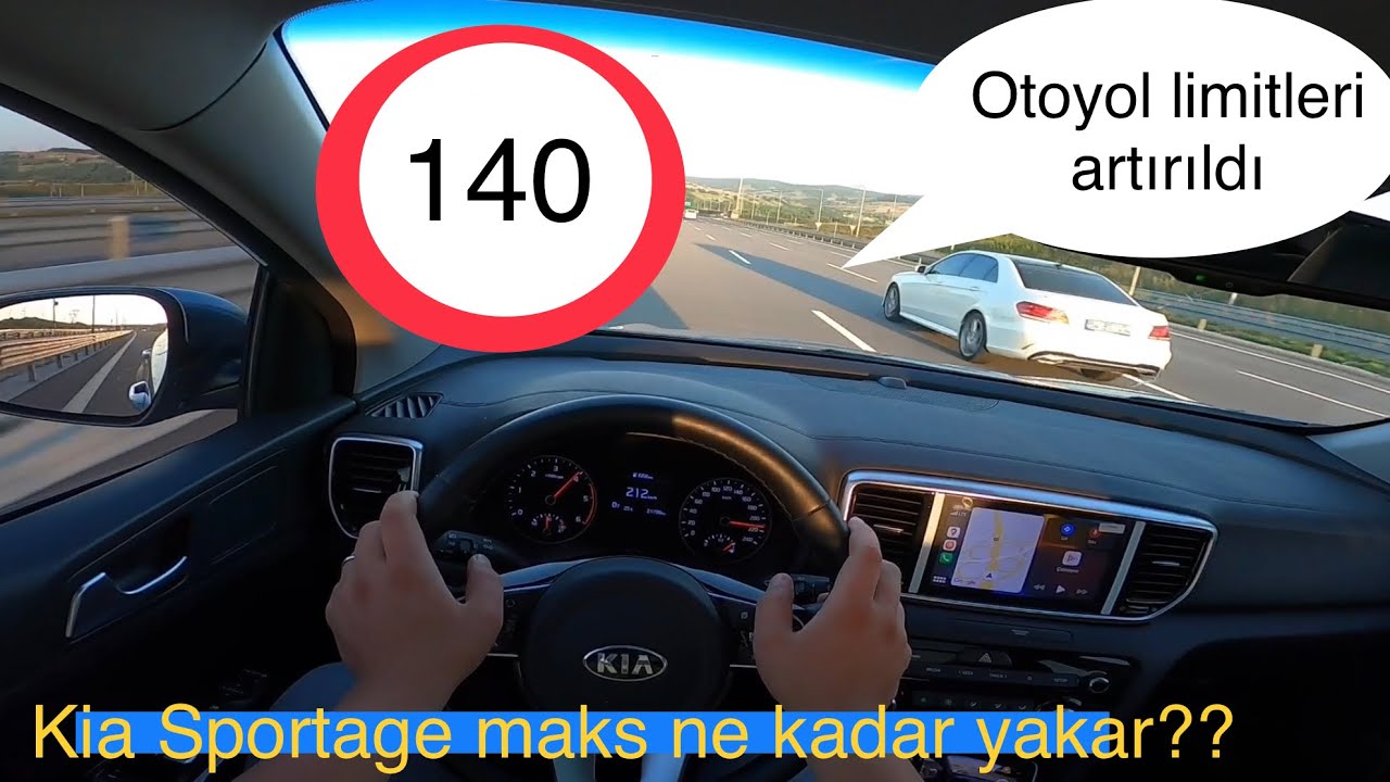 Kuzey Marmara Otoyolu Gebze - Sakarya - Sportage ile tam gaz