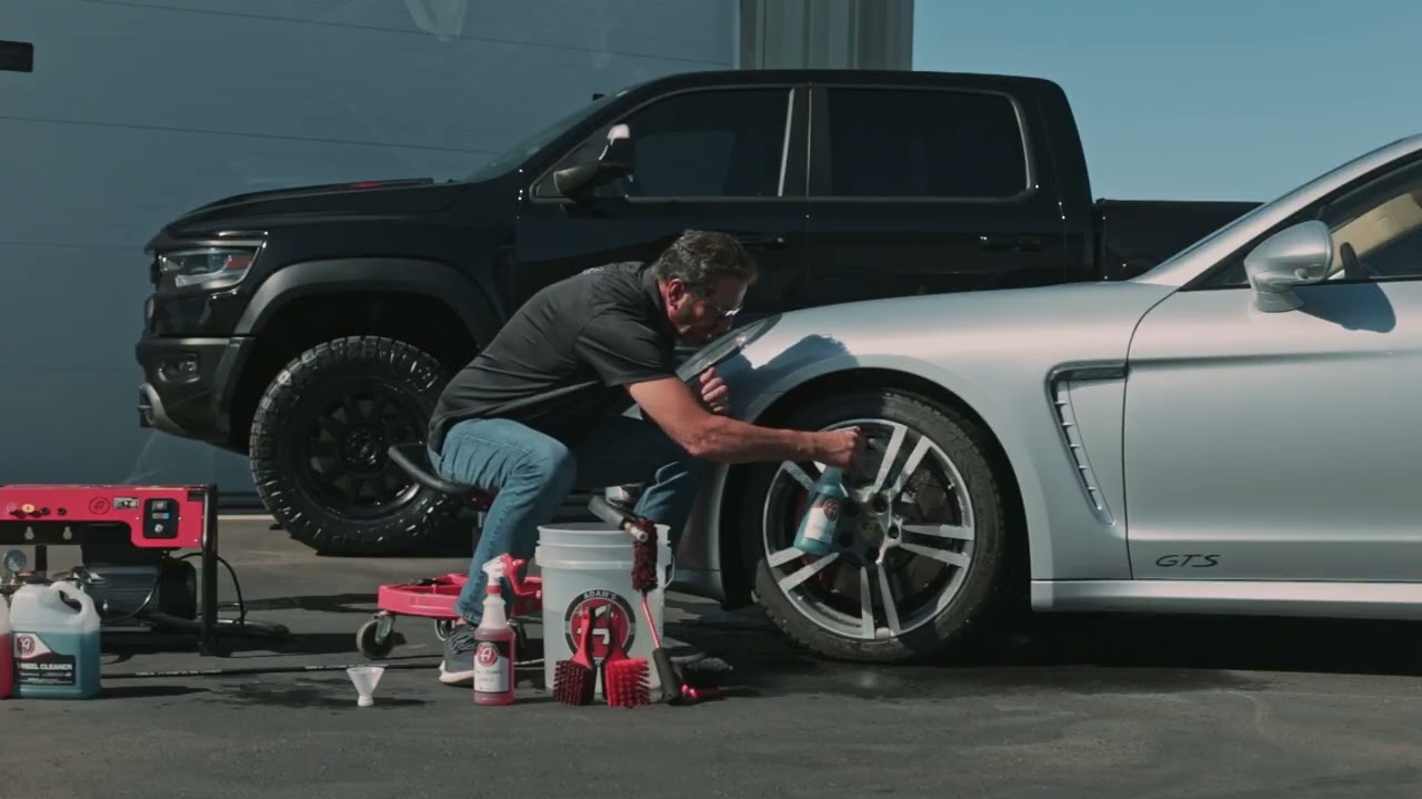 How To Clean Heavy Brake Dust Off Of The Wheels On Your Car