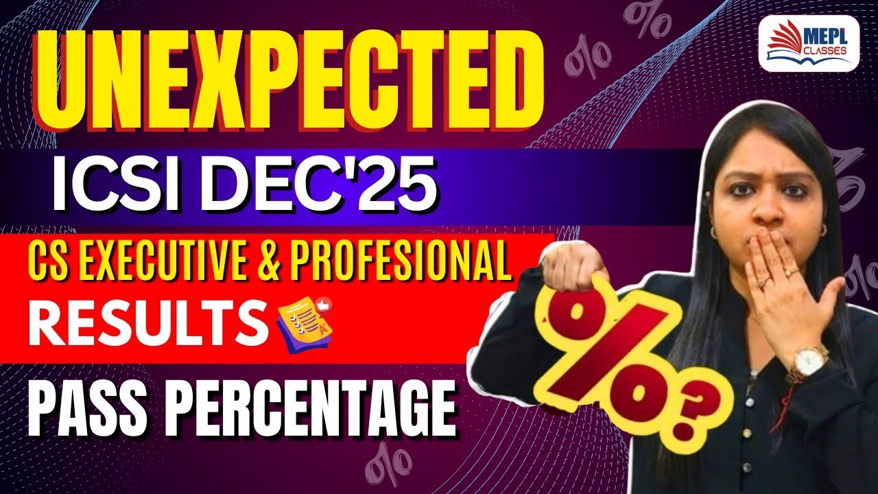CS Executive & Prof Dec'25 Results - PASS PERCENTAGE % Will SHOCK YOU 😱 | Divya Agarwal Mam 