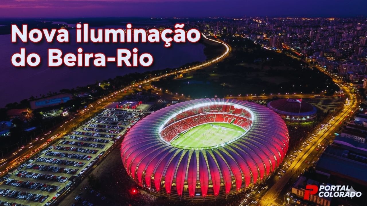 Nova iluminação do Beira-Rio em parceria com a Silicon