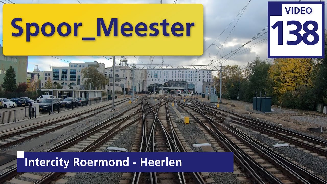 (4K) #Railway #Cabview NS Trein | Rij mee met de #machinist van Roermond naar Heerlen (138)