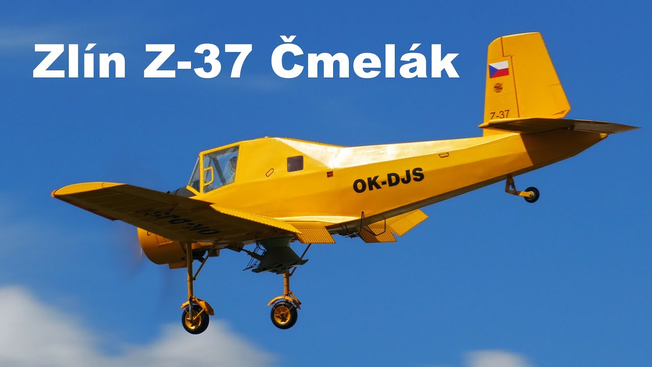 Zlin Z-37 Cmelak | scale RC airplane | 4K | 2021