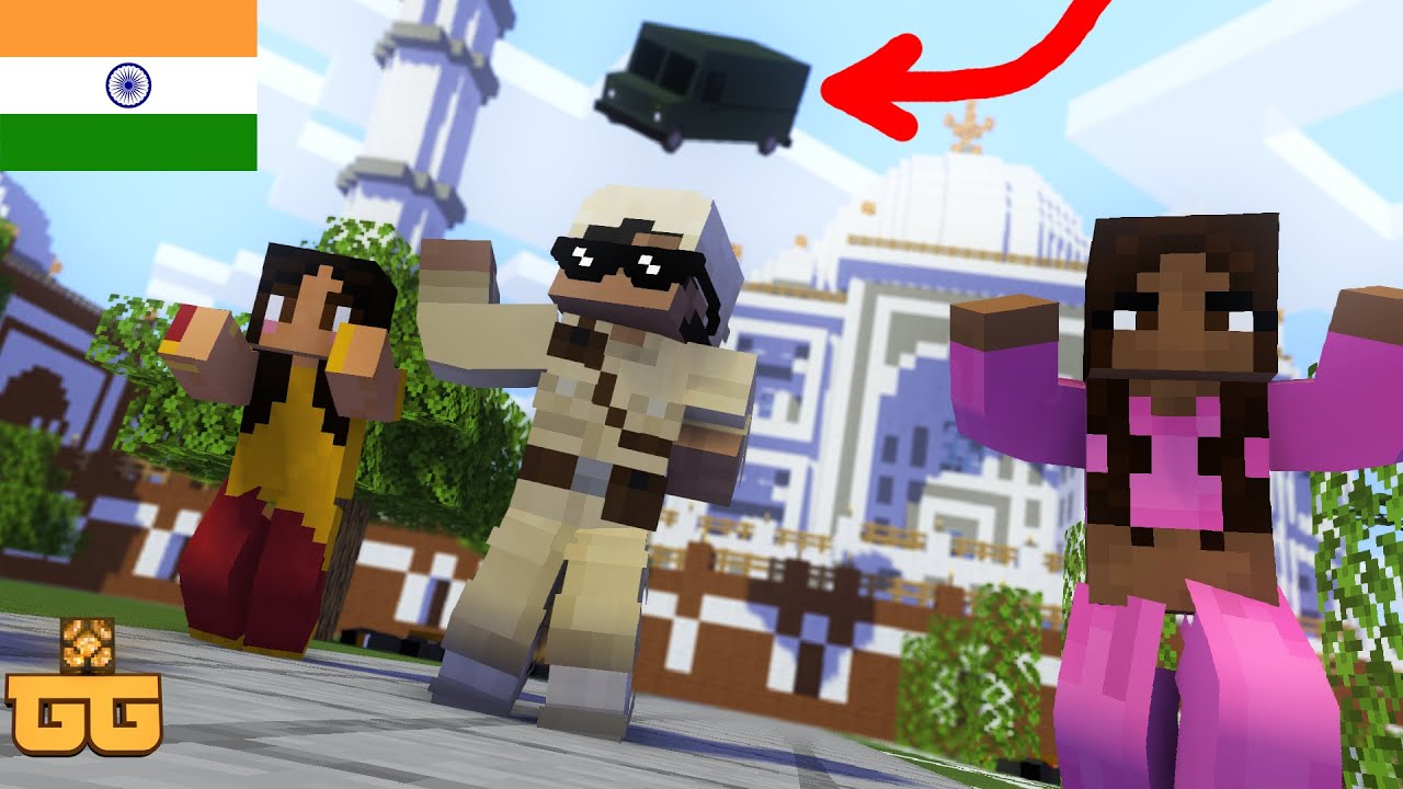 INDIA. Indian action movie - Minecraft Animation