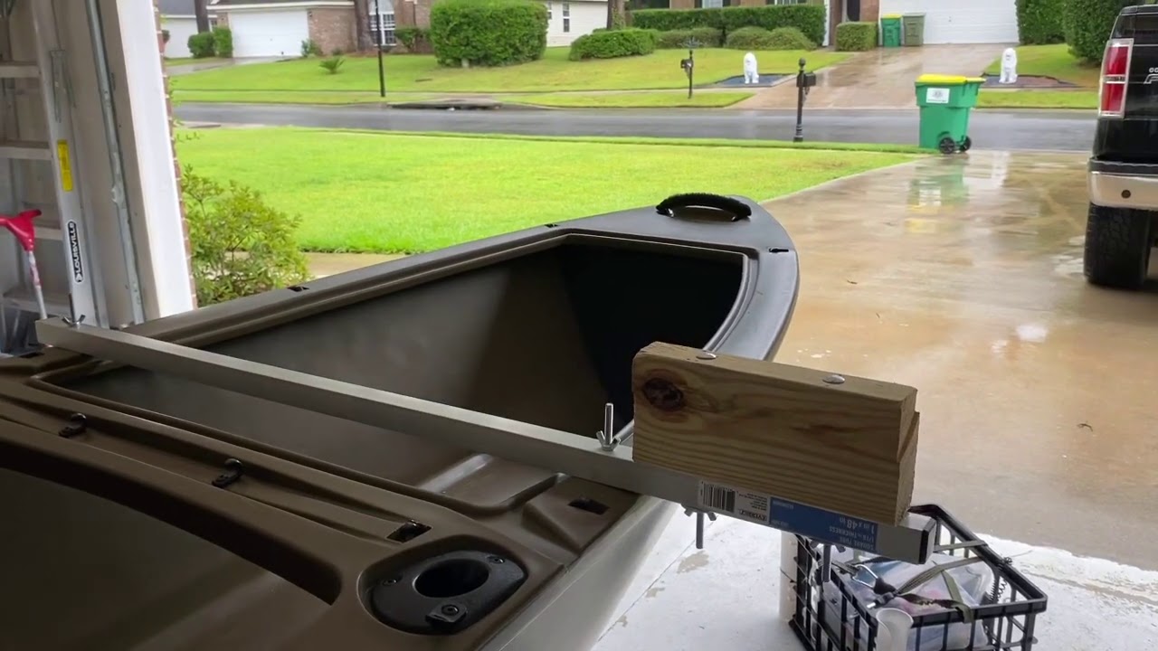 HOW TO make a trolling motor mount for a kayak