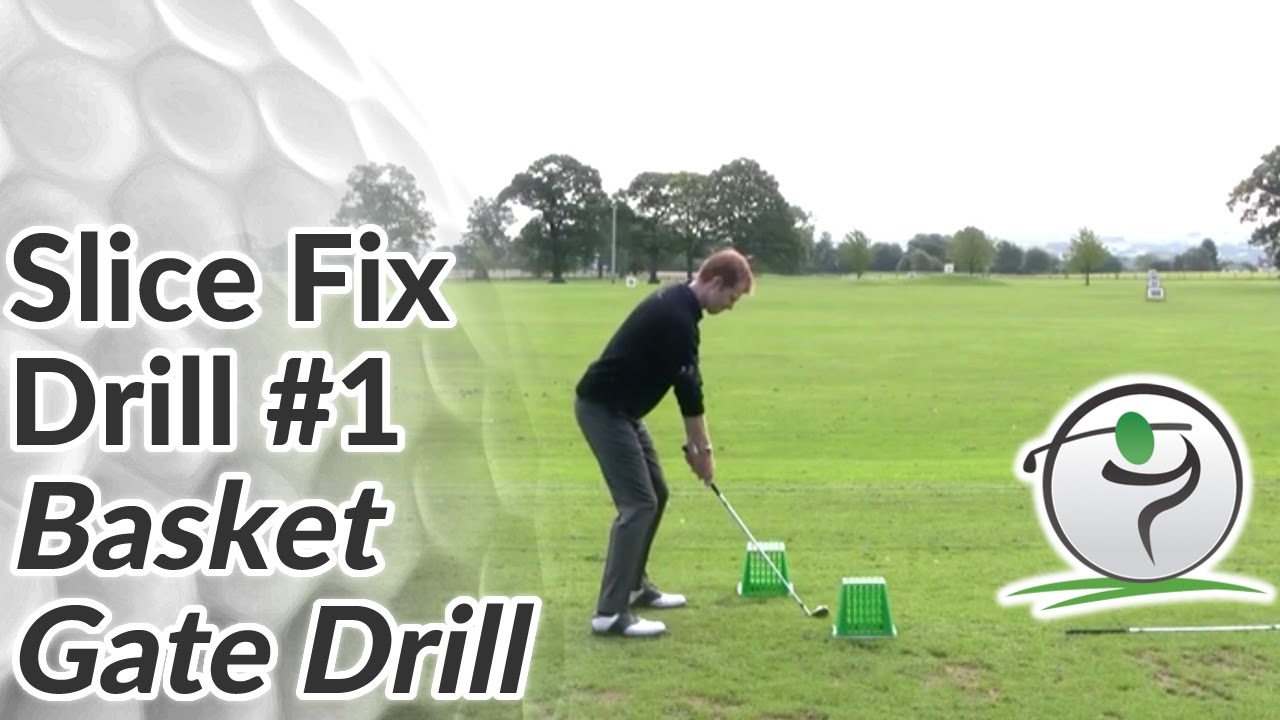 Golf Slice Fix - Drill #1 - Basket Gate Drill