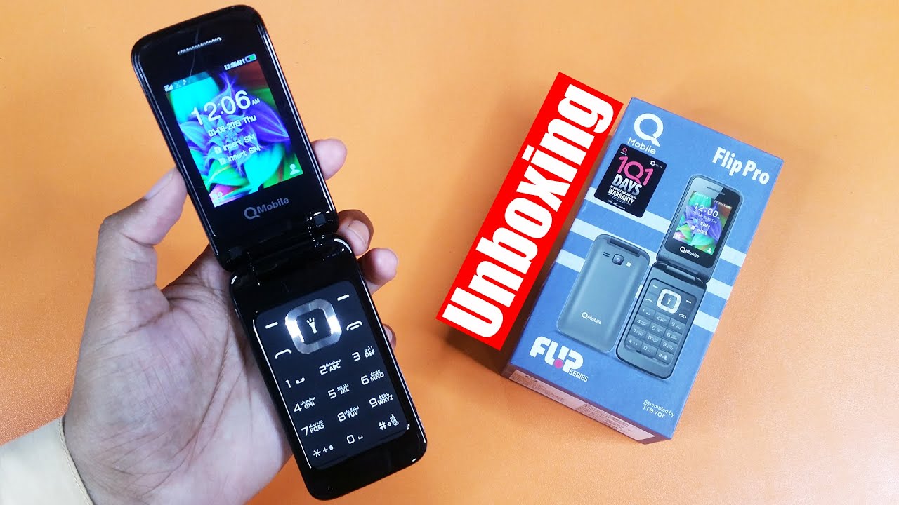 qmobile flip pro unboxing & review