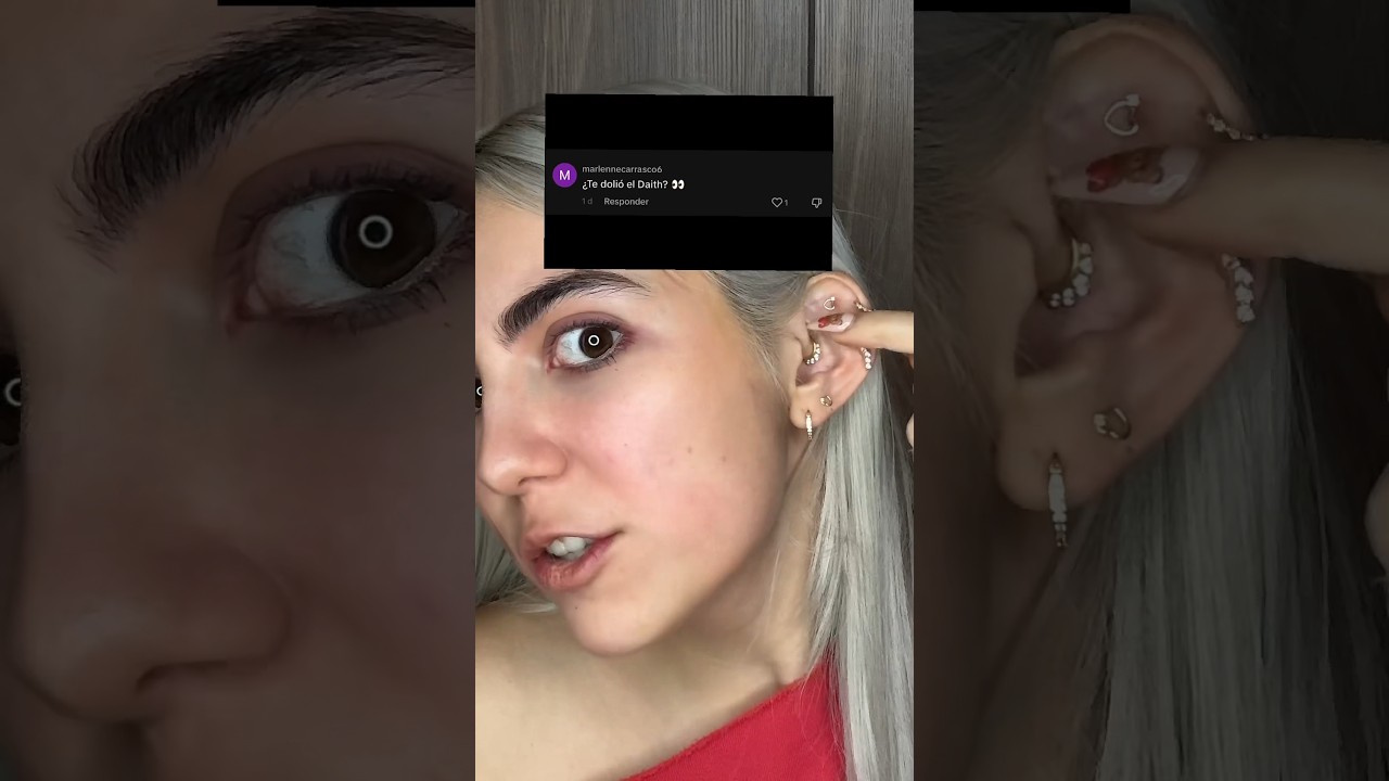 C&oacute;mo cuido 19 piercings😳😍