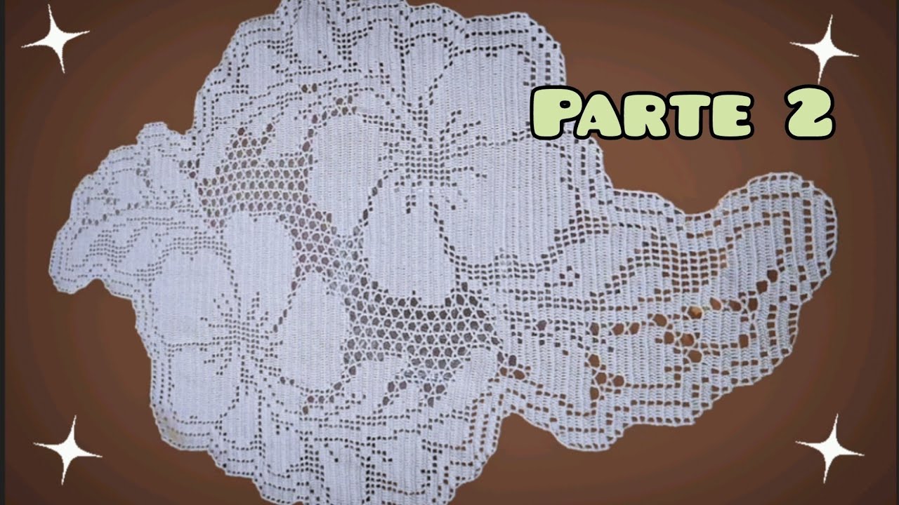 TAPETE DE FLORES TEJIDO,  2DA PARTE PASO A PASO.