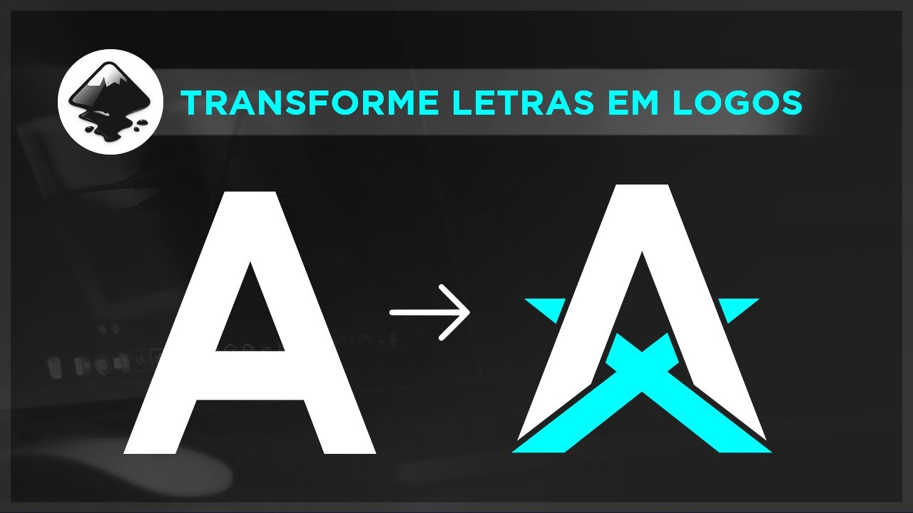 Transforme LETRAS em LOGOS no INKSCAPE 1.3