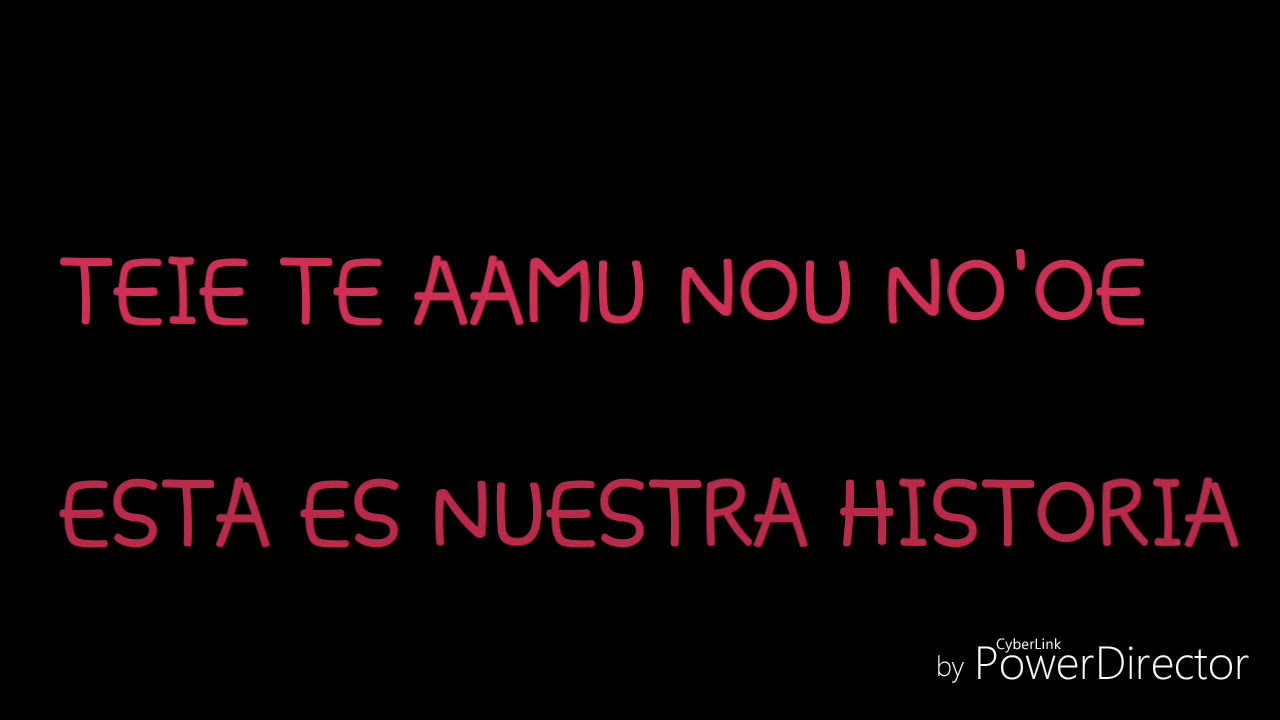 E UA PARAU E HIA NA OE  **EN ESPAÑOL**