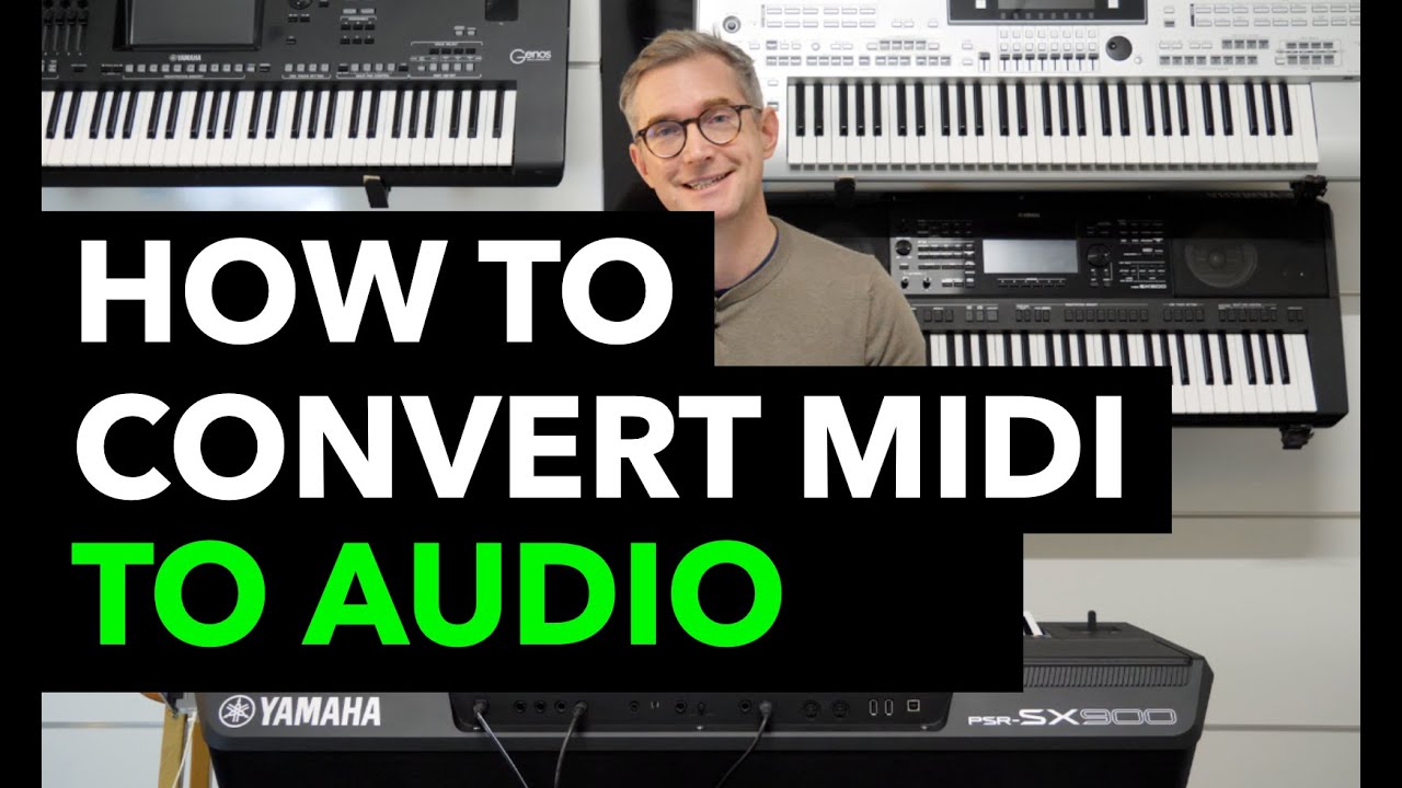 How to Convert MIDI Songs to Audio on Yamaha PSR-SX & Genos Keyboards | Step-by-Step Guide 🎹