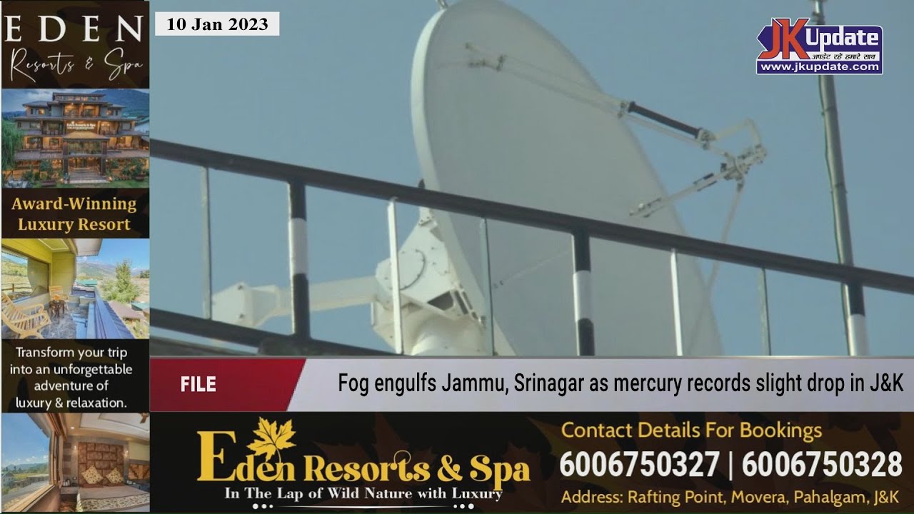 Fog engulfs Jammu, Srinagar as mercury records slight drop in J&K