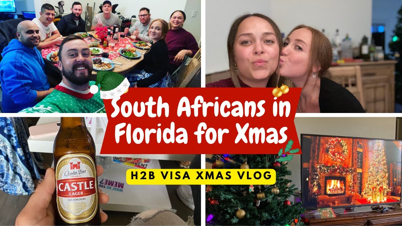 VLOGMAS! South African Christmas In Florida, USA | H2B Christmas | Living In America