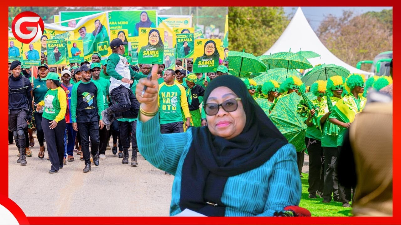 🔴#Live: MGOMBEA URAIS KUPITIA CCM - DKT SAMIA ALIVYOWASILI KWENYE KAMPENI - CHALINZE..