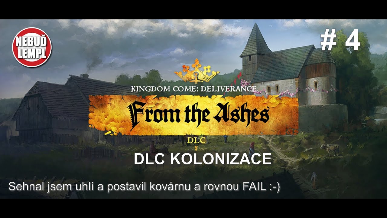 Kingdom Come DLC gameplay cz - Sehnal jsem uhlí, obchodník nikde, kovárna #4