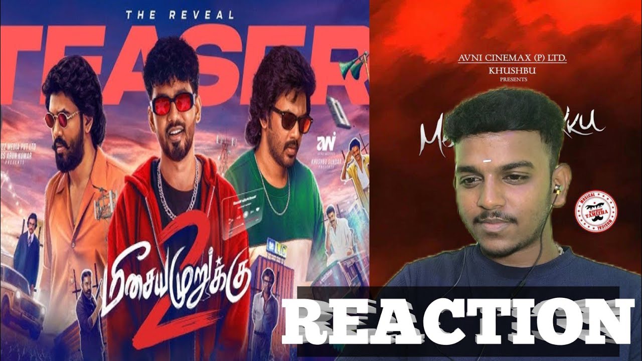 Meesaya Murukku 2 Reaveal Teaser Reaction | MOHAN | MJ Reactionz #hiphoptamizha #teaser #reaction 