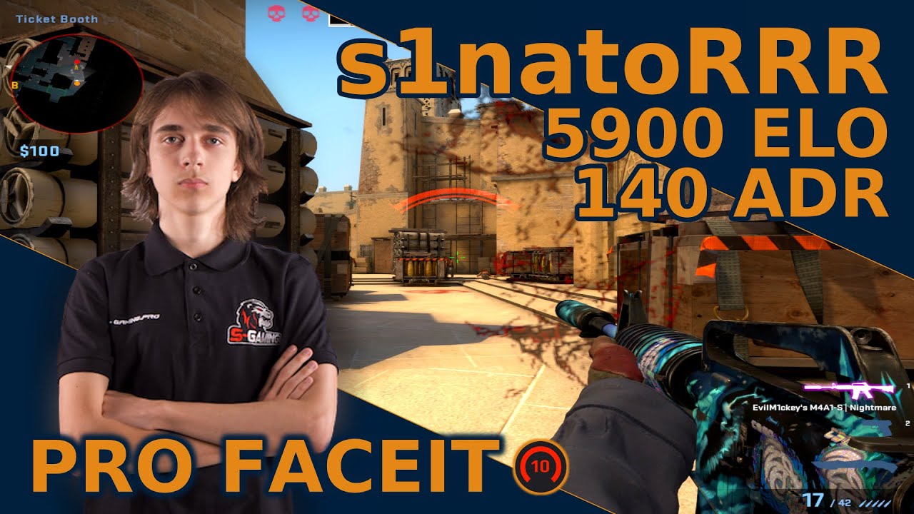 AIM GOD s1natoRRR ON MIRAGE🔥 - 1x ACE - 37 KILLS - CSGO PRO POV Highlights