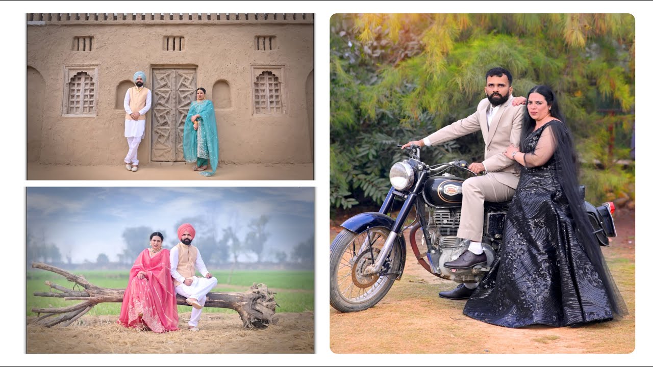 NAVDEEP SINGH 💞 GAGANDEEP KAUR ! Live By. Gagan Photo Studio M. 94647-06562