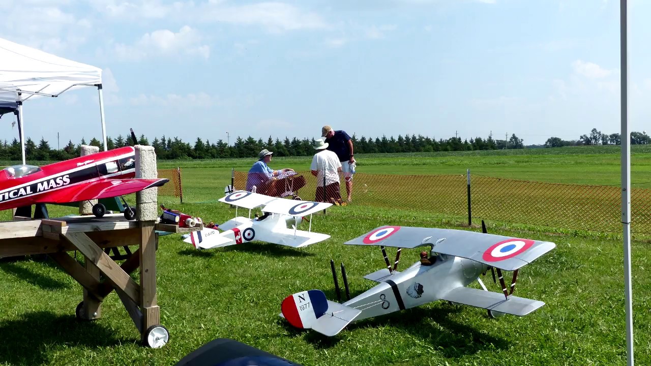 Jack's Balsa USA 1/4 Scale Nieuport 17 Maiden Flight