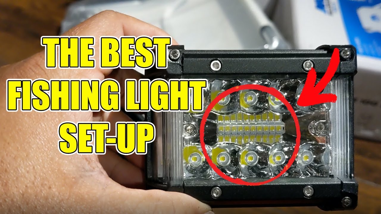 Night Fishing Light Setup - NO DRILLING ||DB Crappie Fishing & Outdoors