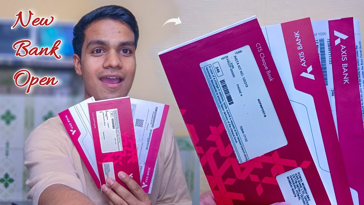 Axis Bank Me Account Open !!! Passbook, Cheque Book, Debit Card | Axis Bank Salary Account
