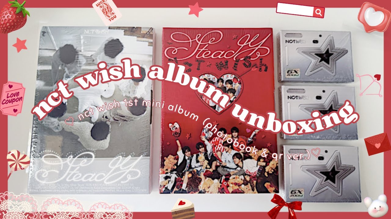 [ALBUM UNBOXING] NCT WISH 엔시티 위시 - 1st Mini Album ‘Steady’ (Photobook & QR Ver.) ⋅˚₊‧ ୨୧ ‧₊˚ ⋅