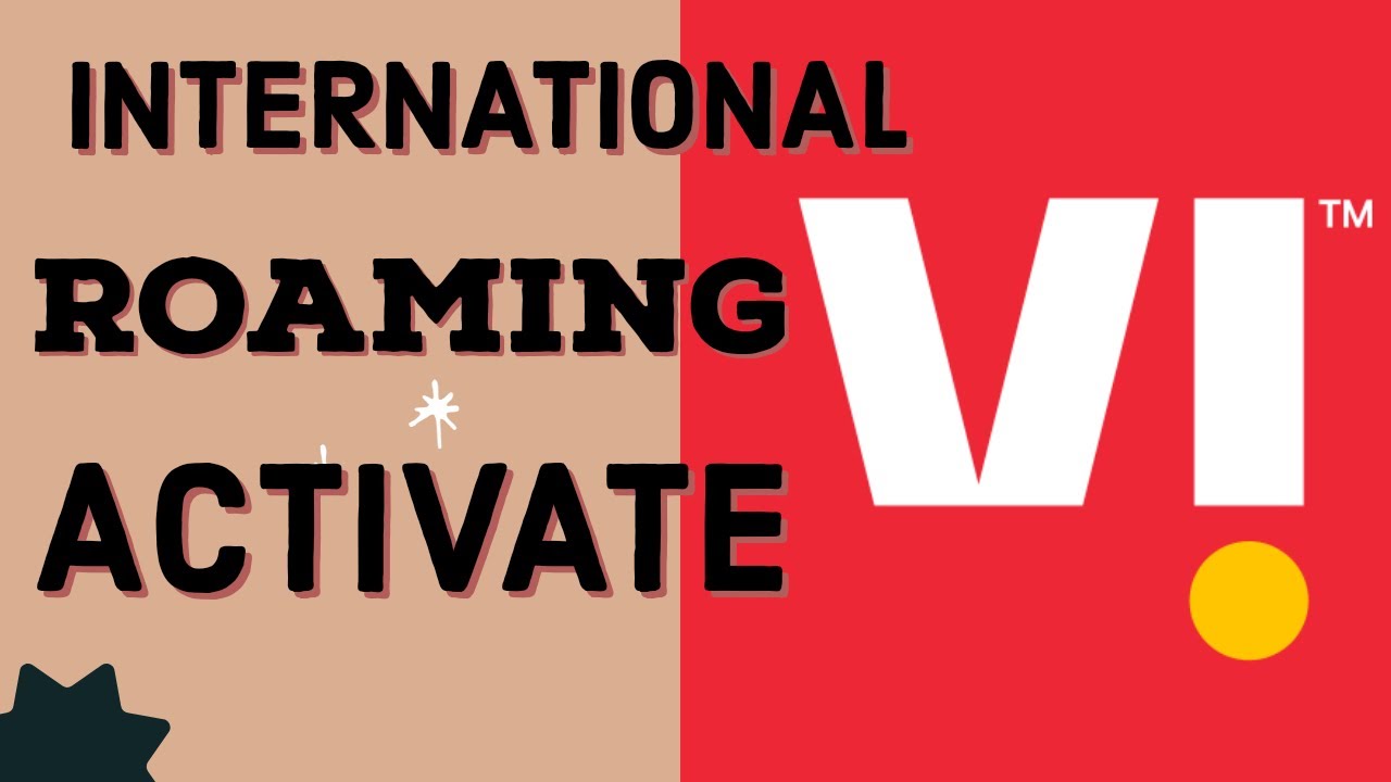 How to activate international roaming || vi sim roaming active #vodafoneidea #visimcard