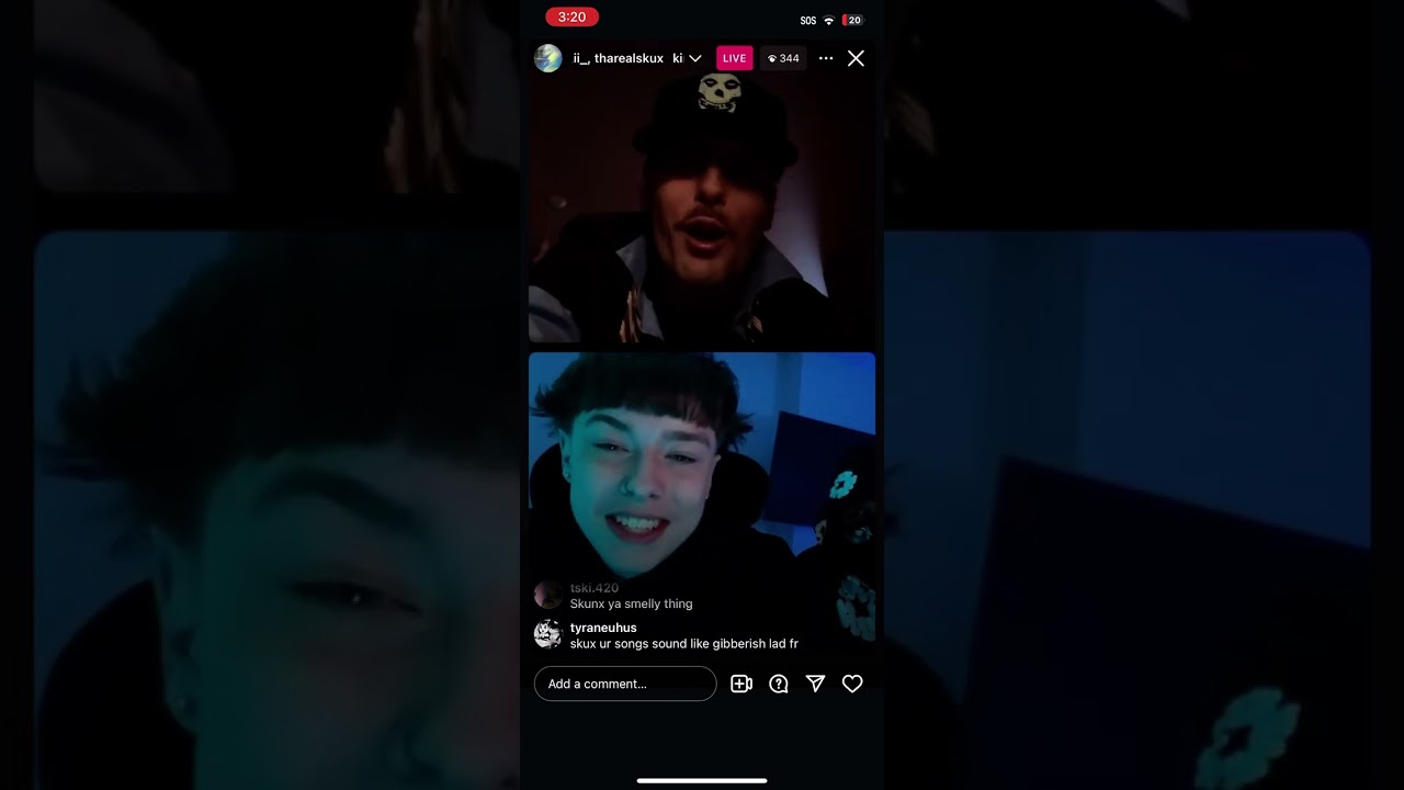 Skux trying to put king Huskii on the Peddo