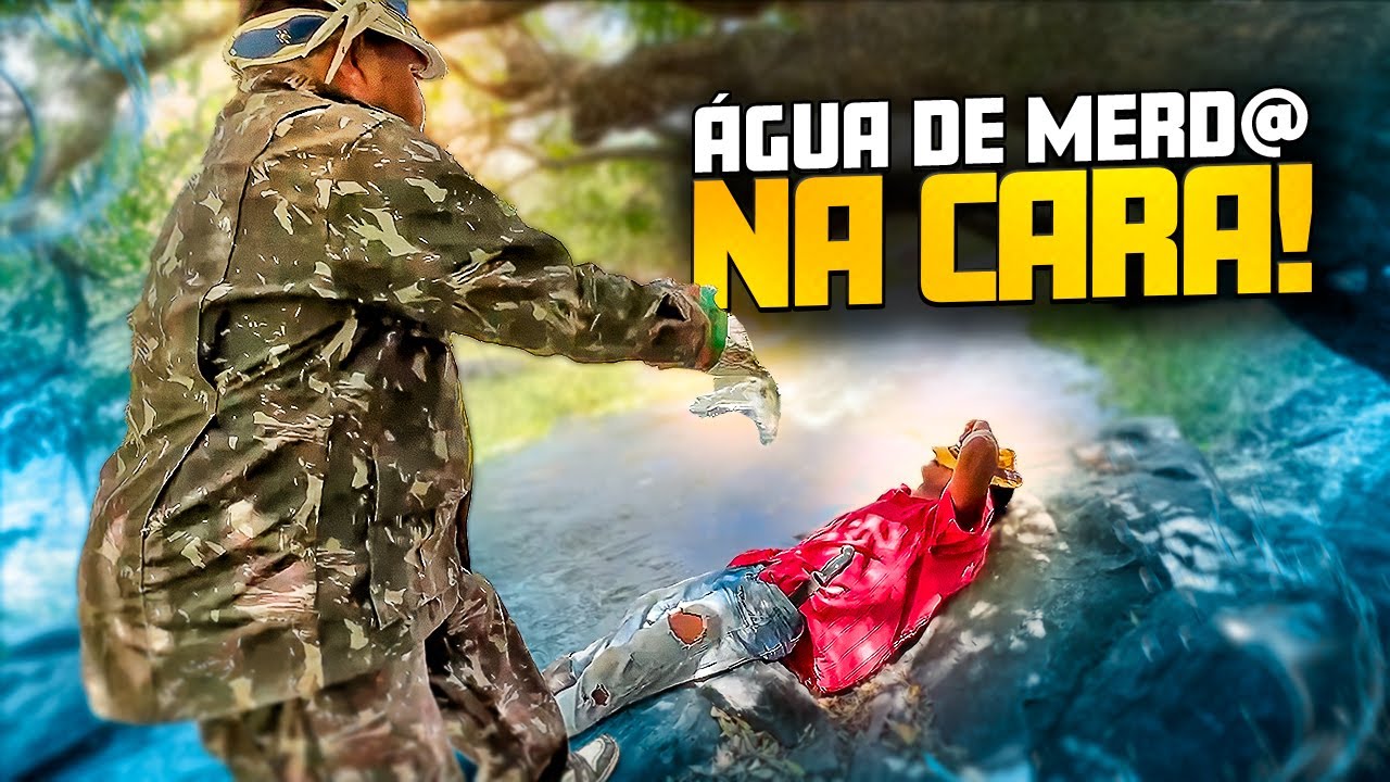 GALO CEGO ACORDOU BETO TIZIU COM UM BALDE DE ÁGUA DE M3RDA NA CARA 😂🤣 | BETO TIZIU