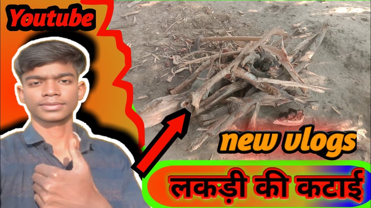 लकड़ी को काटना😇 ||  Tree vlogs || new vlog 2026 || how to cut a tree ||  Lakadi ko kaise Katate Hain🤔