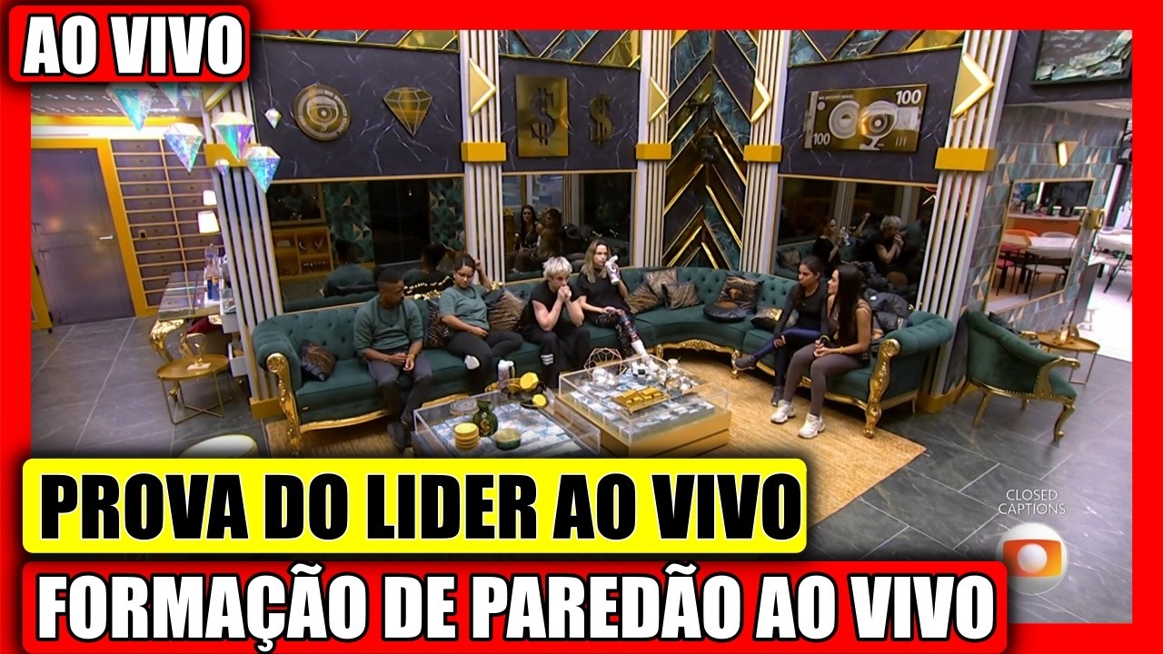 🔴 BBB 26 AO VIVO FORMA&Ccedil;&Atilde;O DE PARED&Atilde;O AO VIVO ASSISTIR PROVA DO LIDER BIG BROTHER BRASIL 2026 AO VIVO