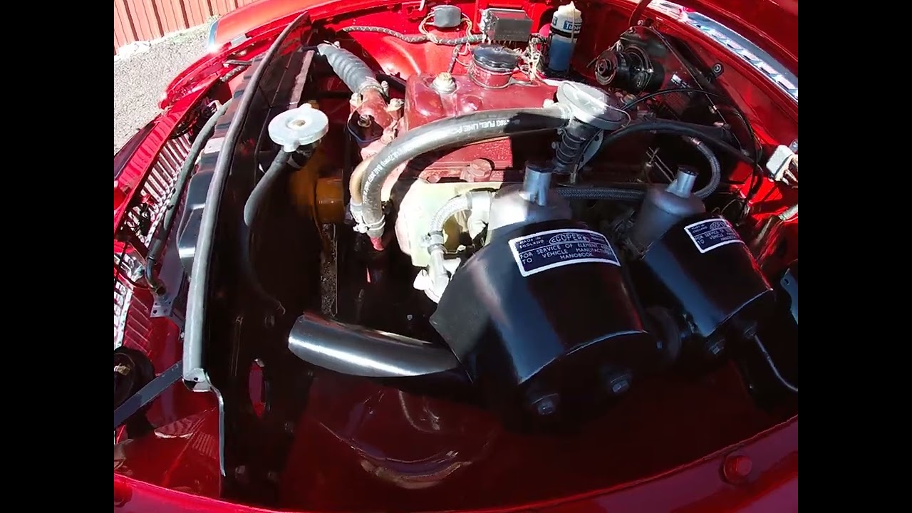 1966 MGB For Sale - Warm Start Underhood video