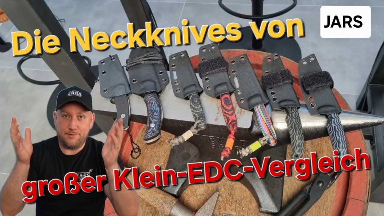 JARS Neckknives EDC | der große Vergleich | die Top Klein-Messer Ausstellung 