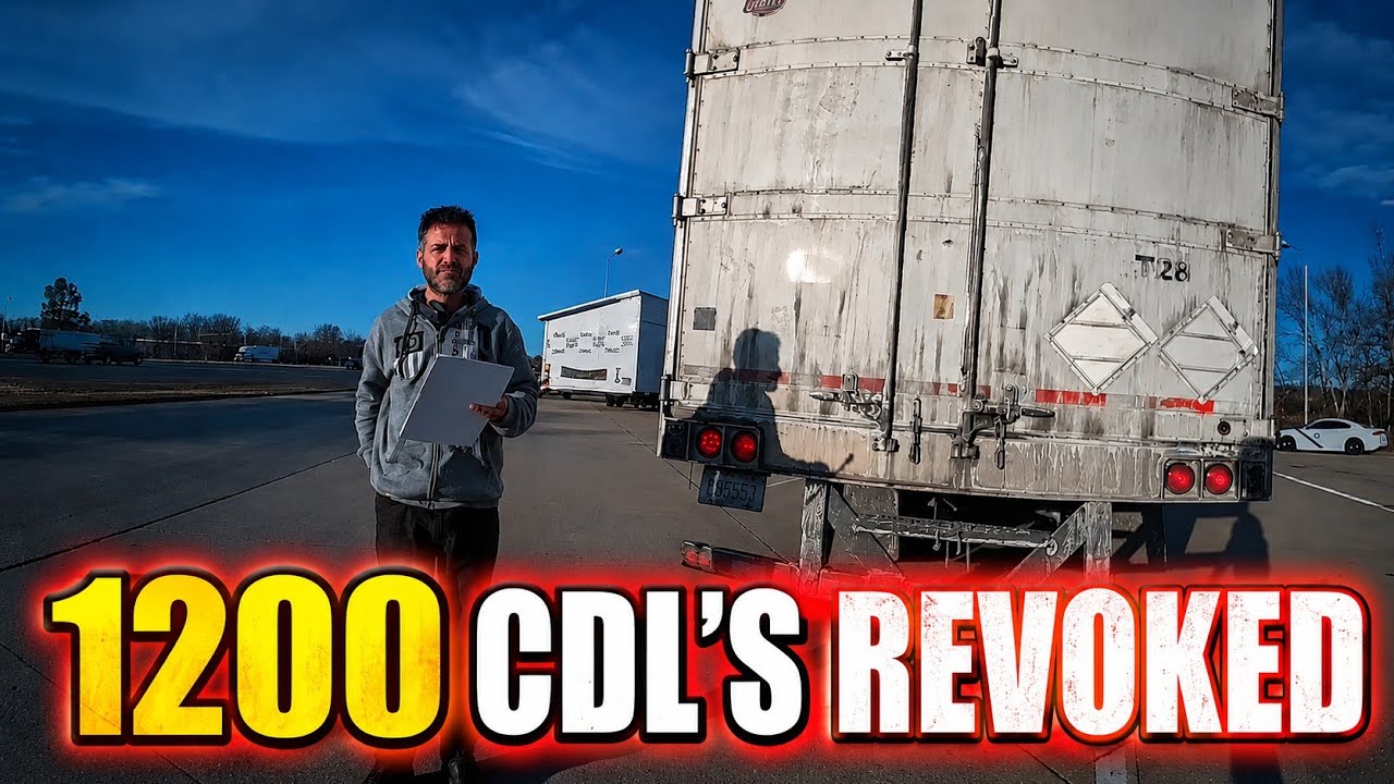 Breaking News! 1200 Truck Drivers Just Received Letters That Their CDL Is Revoked