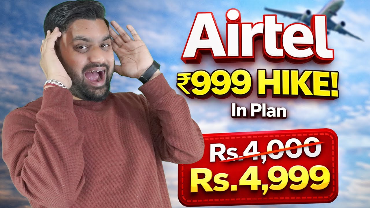 Airtel&rsquo;s 25% Price Hike Shock! ₹4000 vs ₹4999 Plan Truth | Airtel international roaming plan