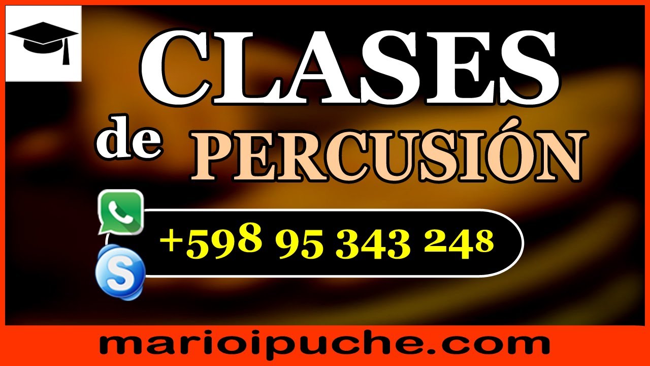 🎶 CLASES DE PERCUSIÓN POR SKYPE - Mario Ipuche - 2019
