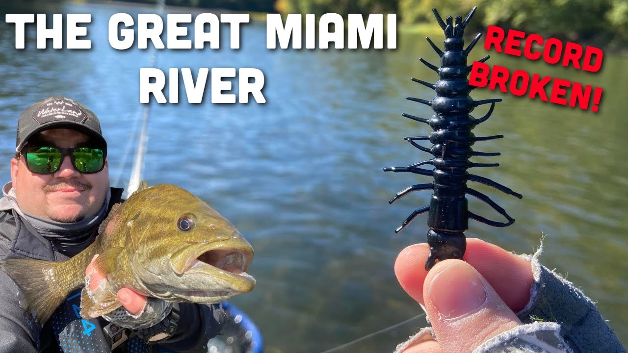 Kayak Fishing On The Great Miami River in the Fall (Record Broken)