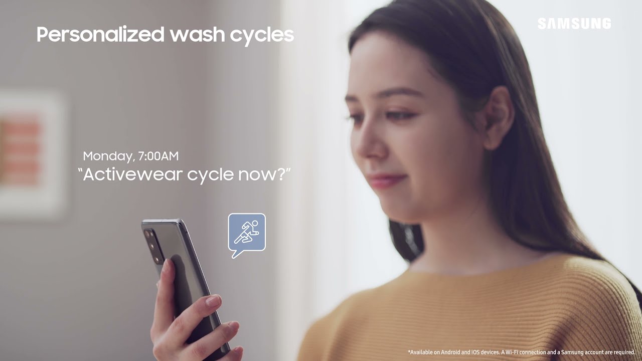 AI Ecobubble™ Washing Machine: Simple. Gentle. Intelligent Wash.