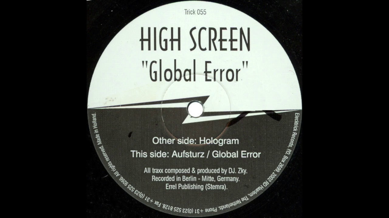 High Screen - Aufsturz