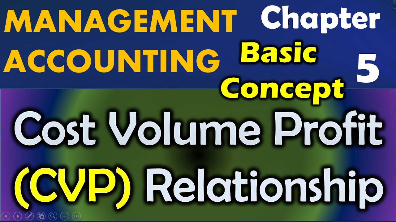 Cost Volume Profit (Basic Concept) ∣ Management Accounting (Chapter-5) ∣ BBA 3rd Year ∣ MBA Prel.