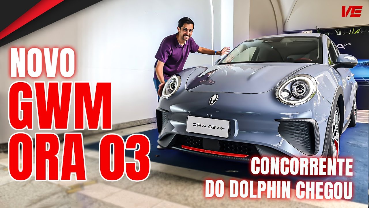 Novo GWM ORA 03 - conheça o primeiro carro 100% ELÉTRICO da montadora