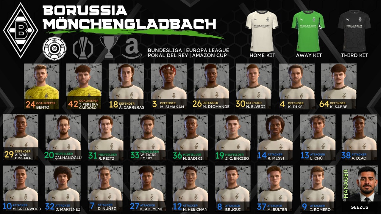 Borussia Mönchengladbach @ Frankfurt OCM GW23