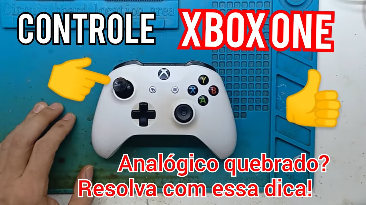 Controle Xbox one caiu e quebrou o anologico, concerte vc mesmo. SHOW 👍