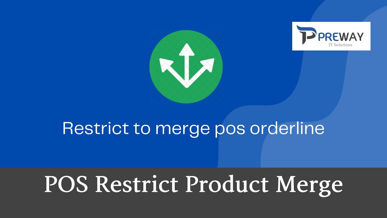 POS Restrict to merge orderline