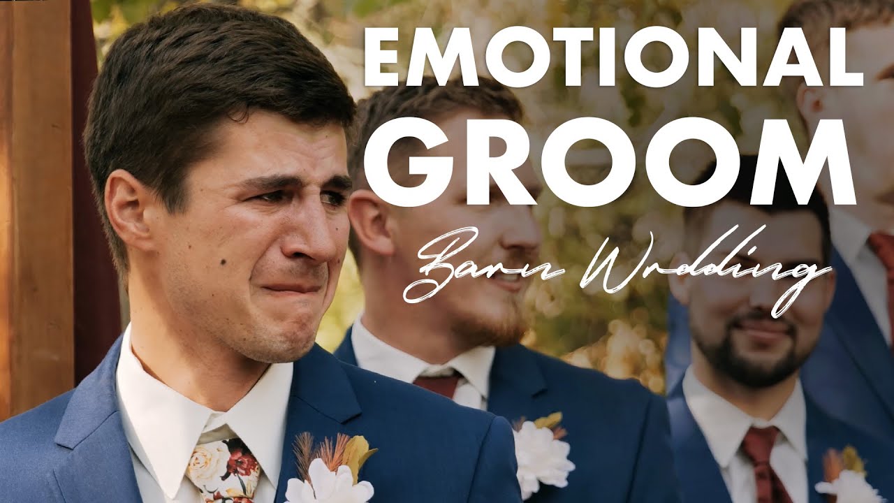 Romantic Barn Wedding, Emotional Groom | 4K Midwest Wedding Film