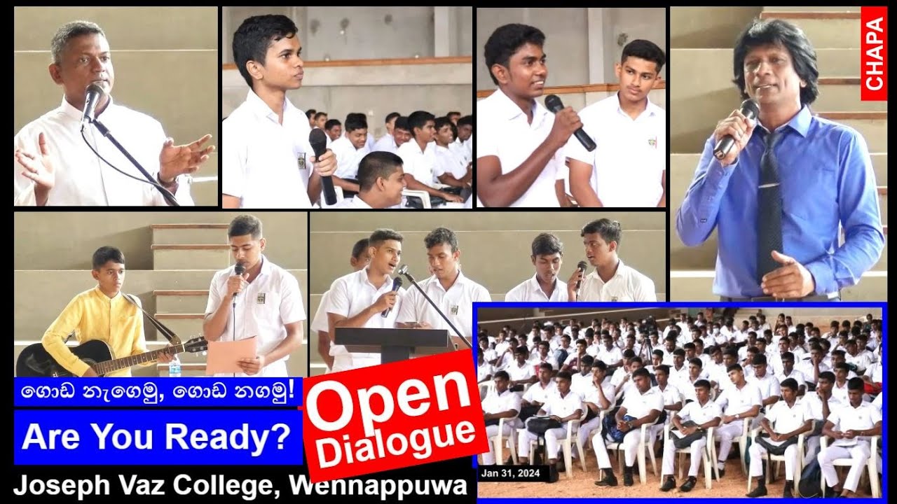 CHAPA at Schools! Wennappuwa, Joseph Vaz College! with New AL Students! Jan 31, 2024, Episode 6