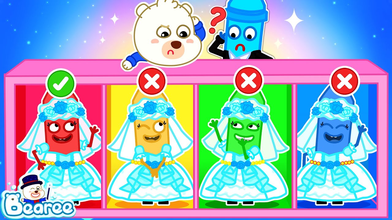 Can You Spot the Impostor? Real VS Fake Challenge! Crayons World Cartoon for Kids | Bearee Kids Show