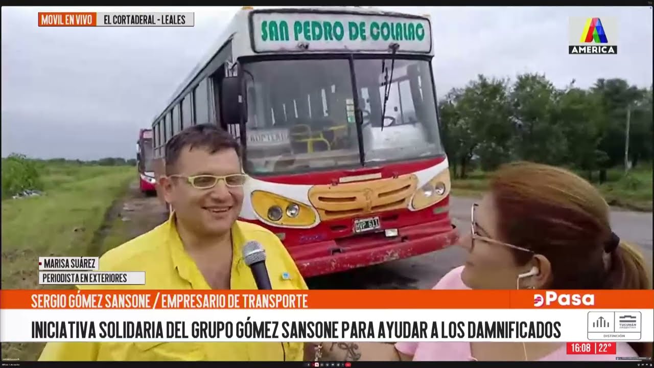 Iniciativa solidaria del grupo Gómez Sansone: Llevan ayuda a los damnificados de las inundaciones