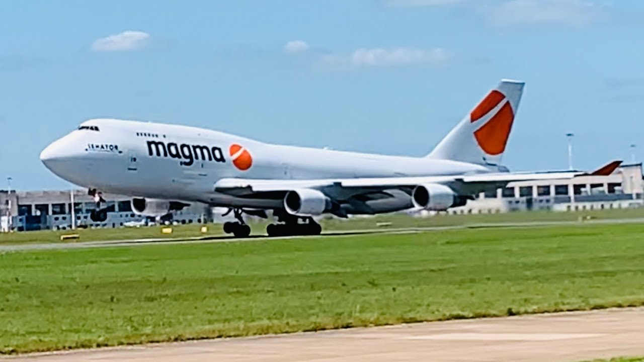 Magma Cargo 747-412(BDSF) TF-AMI From Doncaster/Sheffield Robin Hood To Frankfurt
