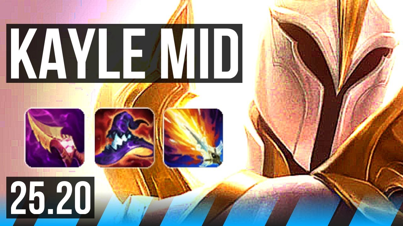 KAYLE vs SYLAS (MID) | 7 solo kills, 17/3/7, Legendary, 44k DMG | KR Master | 25.20